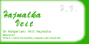 hajnalka veit business card